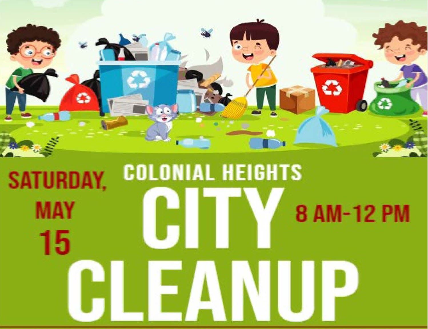 City Cleanup Day Flyer - May 15, 2021 crppd