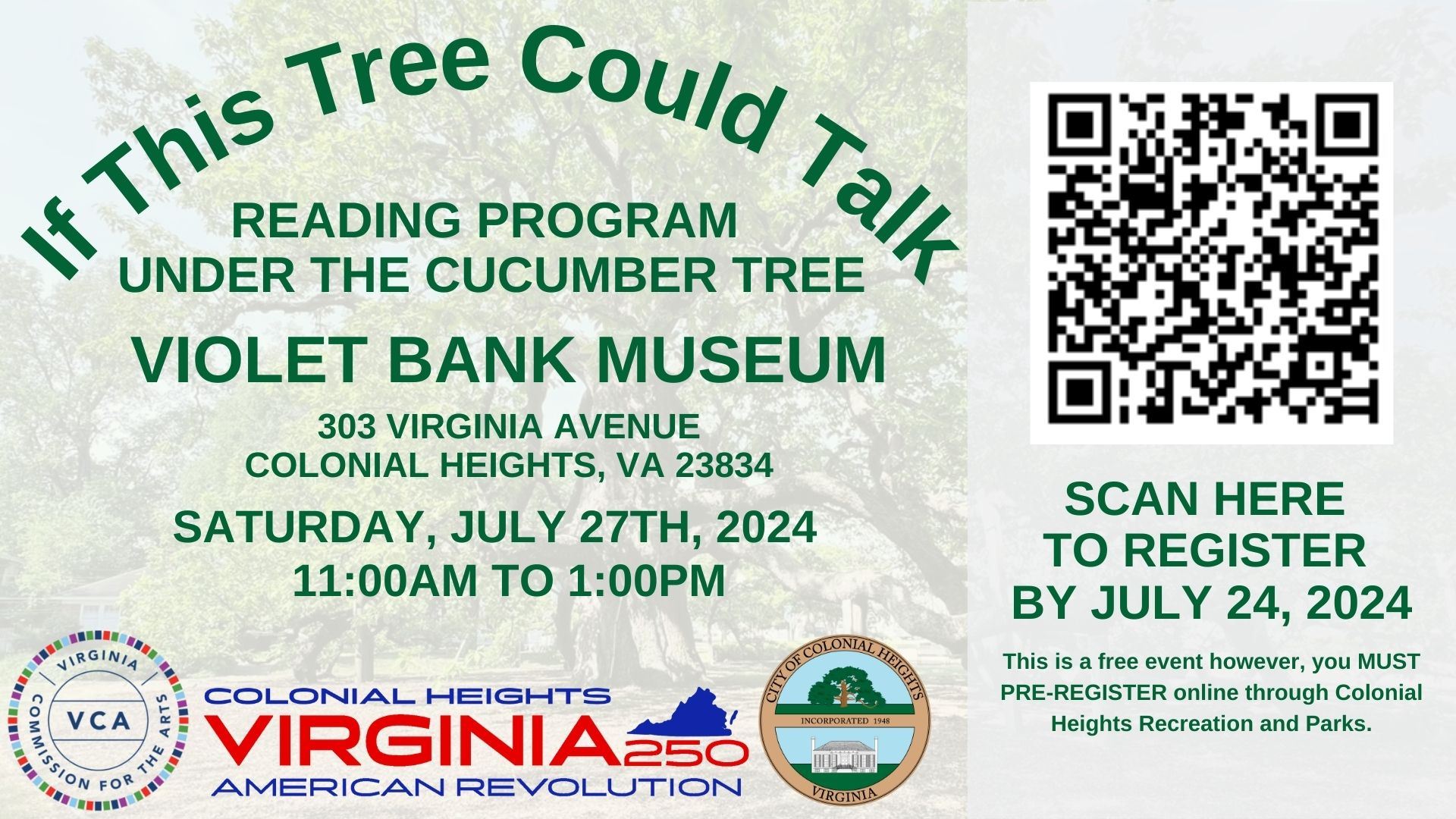 If tree could talk - VA 250